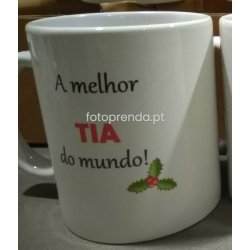 caneca personalizada melhor tia do mundo