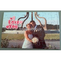 Puzzle personalizado com foto namorados