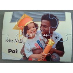puzzle personalizado pai - prenda de natal