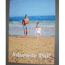 puzzle personalizado, prenda original para o pai