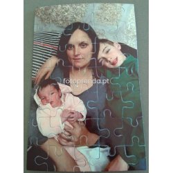 puzzle com foto, dia da mãe