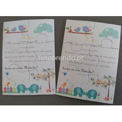 Puzzles personalizados para os padrinhos