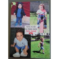 Puzzles personalizados com fotos, como prenda para os avós