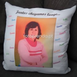 Almofada personalizada professora, educadora ou auxiliar
