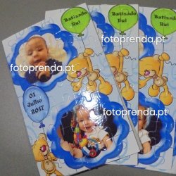 Puzzle personalizado. Lembrança de cerimónia batismo