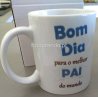 caneca bom dia para o melhor pai do mundo