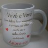 caneca personalizada, prenda com foto e texto para os avós