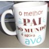 Caneca personalizada prenda com foto para bebé oferecer ao avô