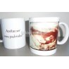 caneca personalizada convite padrinhos com foto de ecografia